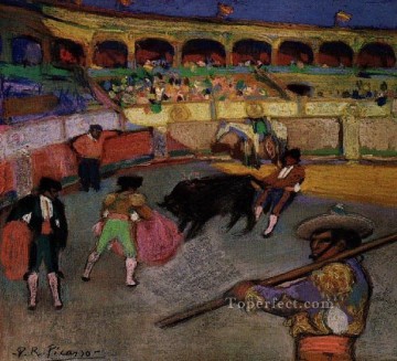 Toro tira por la cola 1900 cubista Pablo Picasso Pinturas al óleo